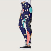 喜びのバブル宇宙ビジョン レギンス (左)