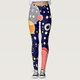 喜びのバブル宇宙ビジョン レギンス