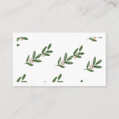 喜びのバンドルのクリスマスベビーシャワーおむつラッフル エンクロージャーカード (裏面)