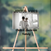 喜びのビーブ父の息子の家族クリスマスの休日p アクリルサイン (ニュートラル)