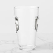 喜びのビーブ父の息子の家族クリスマスの休日p タンブラーグラス (左)