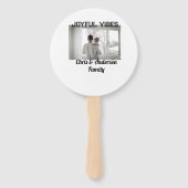 喜びのビーブ父の息子の家族クリスマスの休日p ハンドファン (裏面)