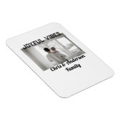 喜びのビーブ父の息子の家族クリスマスの休日p マグネット (右側)