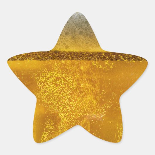 喜びのビール銀河系天の急冷 星シール (正面)