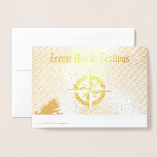 喜びのフェスティヴァス実在ク 箔カード (裏面封筒付き)