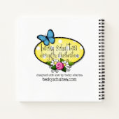 喜びのフクロウカスタム聖なる書物、 経典/祈りの言葉ジャーナル ノートブック (裏面)