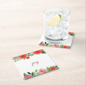 喜びのペーパーコースター スクエアペーパーコースター (インサイチュ)