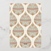 喜びのホリデーカード 箔シーズンカード (裏面)