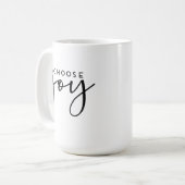 喜びのマグを選んで下さい コーヒーマグカップ (正面左)