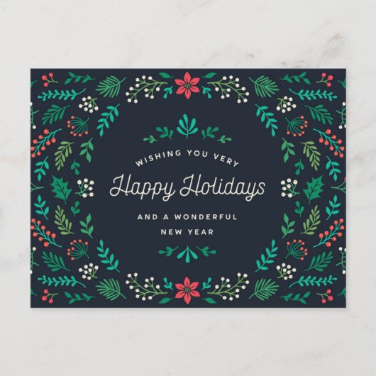 喜びのリース シーズンポストカード (正面)