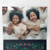 喜びのリース 三つ折りクリスマスカード (内部最初)