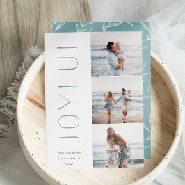 喜びの三つ星 | モダン 3フォトコラージュ シーズンカード