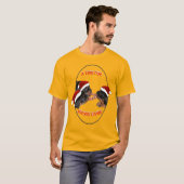 喜びの与える時間 ロットワイラー ホリデー 楽しみ Tシャツ (正面フル)