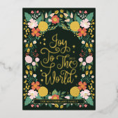 『喜びの世界』花園 エレガントフォトフレーム 箔シーズンカード (正面)