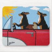 喜びの乗車のマウスパッド マウスパッド (正面)