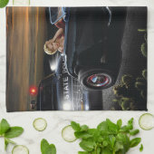 喜びの乗車2 キッチンタオル (折り畳み)