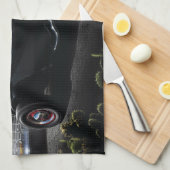 喜びの乗車2 キッチンタオル (四つ折り)