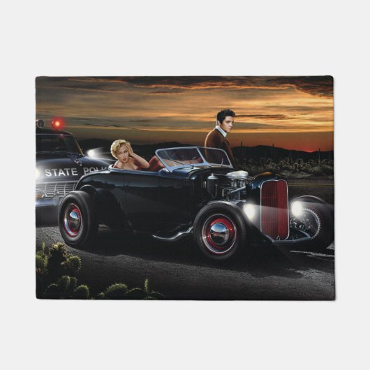 喜びの乗車2 ドアマット (正面)