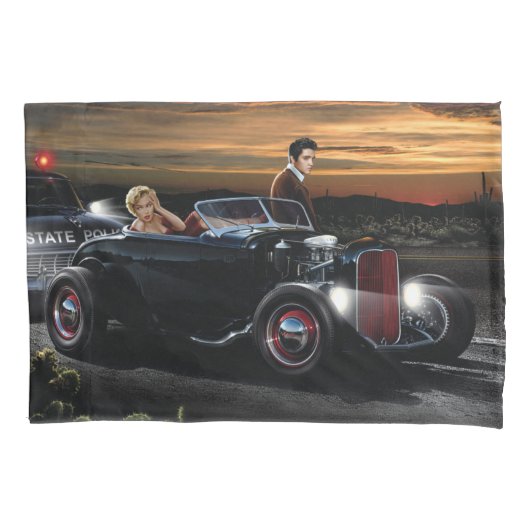 喜びの乗車2 枕カバー (正面左)