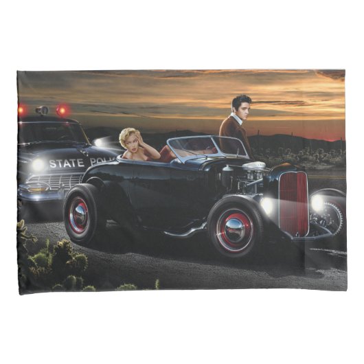 喜びの乗車2 枕カバー (正面右)