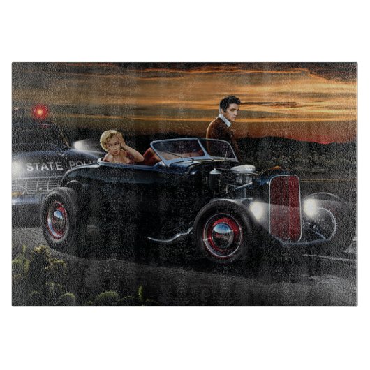 喜びの乗車 カッティングボード (正面)