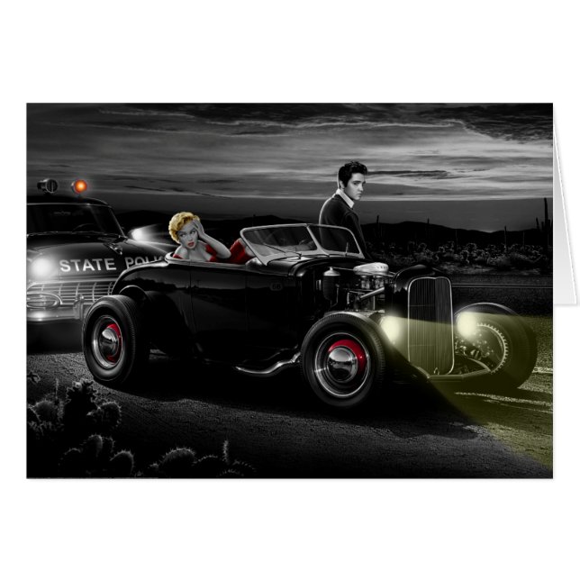 喜びの乗車B&W (正面横)