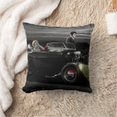 喜びの乗車B&W クッション (ブランケット)