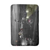 喜びの乗車B&W 2 バスマット (正面縦)