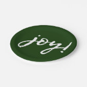 喜びの休日の紙皿 ペーパープレート (アングル)