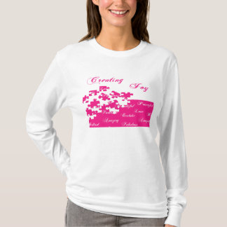 喜びの作成 Tシャツ