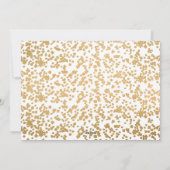 喜びの光と星の真鍮フォイル写真 シーズンカード (裏面)