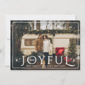 喜びの光と星ワイン赤い写真 シーズンカード (正面)