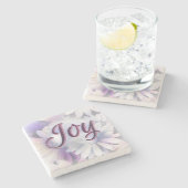 喜びの十分の美しい大理石の石造りのコースター ストーンコースター (横)