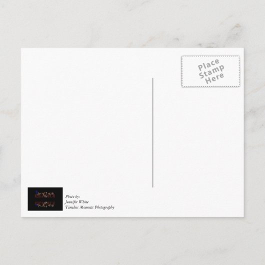 喜びの反射 ポストカード (裏面)