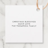 喜びの喜びの素晴らし出生シーン名 フェイバータグ (裏面)