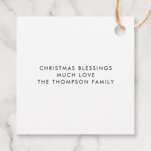 喜びの喜びの素晴らし出生シーン名 フェイバータグ (裏面)