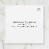 喜びの喜びの素晴らし出生シーン名 フェイバータグ (裏面)