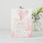 喜びの声：驚きの赤ちゃんシャワーが待っている 招待状 (スタンド正面)