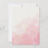 喜びの声：驚きの赤ちゃんシャワーが待っている 招待状 (裏面)