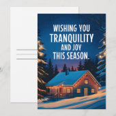 喜びの季節 - クリスマスカード (正面/裏面)