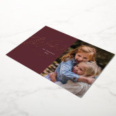 喜びの宗教的なホリデーカード 箔シーズンカード (回転した状態)