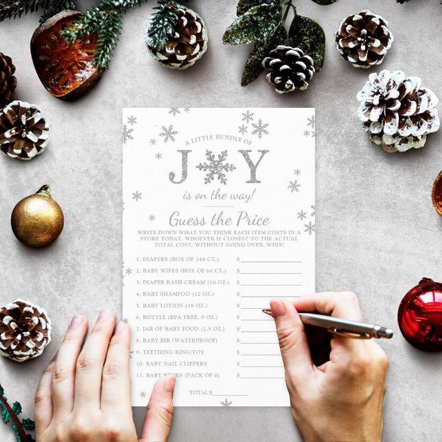 喜びの小さなバンドルのクリスマスベビーシャワーゲーム (クリエイターアップロード済み)