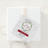 喜びの小さなバンドルのクリスマスベビーシャワー フェイバータグ (インサイチュ)