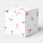 喜びの小さなバンドルのクリスマスベビーシャワー フェイバーボックス (裏面サイド)