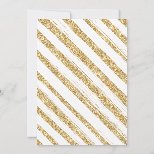 喜びの小さなバンドルのクリスマスベビーシャワー 招待状 (裏面)