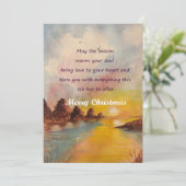 喜びの幸福で満ちている美しいクリスマスカード シーズンカード (スタンド正面)