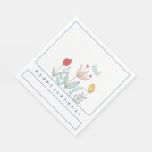 喜びの庭の鳥の紙ナプキン スタンダードランチョンナプキン (角)