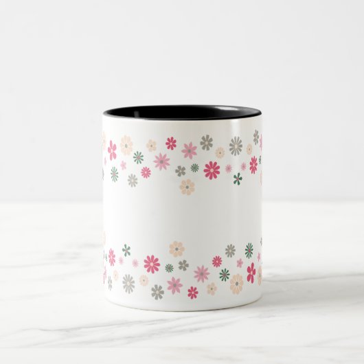 喜びの庭（リニア） ツートーンマグカップ (中央)