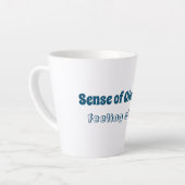 喜びの感覚感じラテマグカップ カフェラテマグ (左アングル)