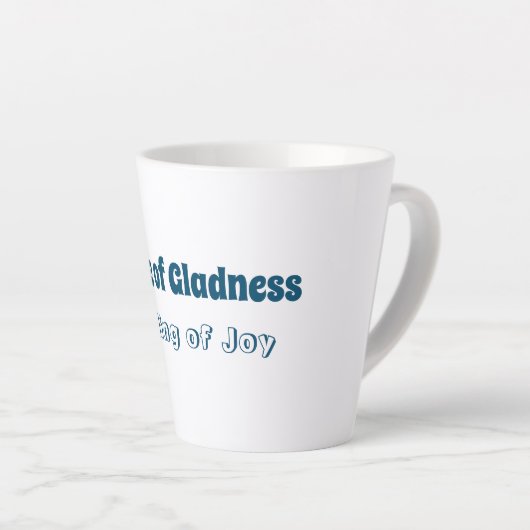 喜びの感覚感じラテマグカップ カフェラテマグ (右アングル)